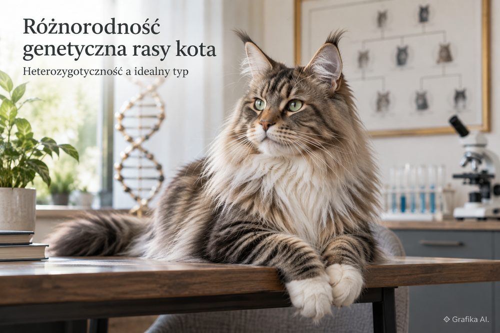 Różnorodność genetyczna rasy kota – czym jest heterozygotyczność i dlaczego może być ważniejsza niż idealny typ?